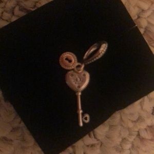 Pandora lock and key charm